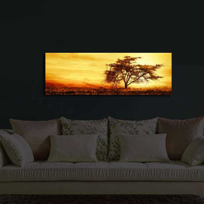 Wallity Cuadro Decorativo en Lienzo Iluminado con LED 30x90 cm Multicolor Wallity Cuadro Decorativo en Lienzo Iluminado con LED 30x90 cm Multicolor